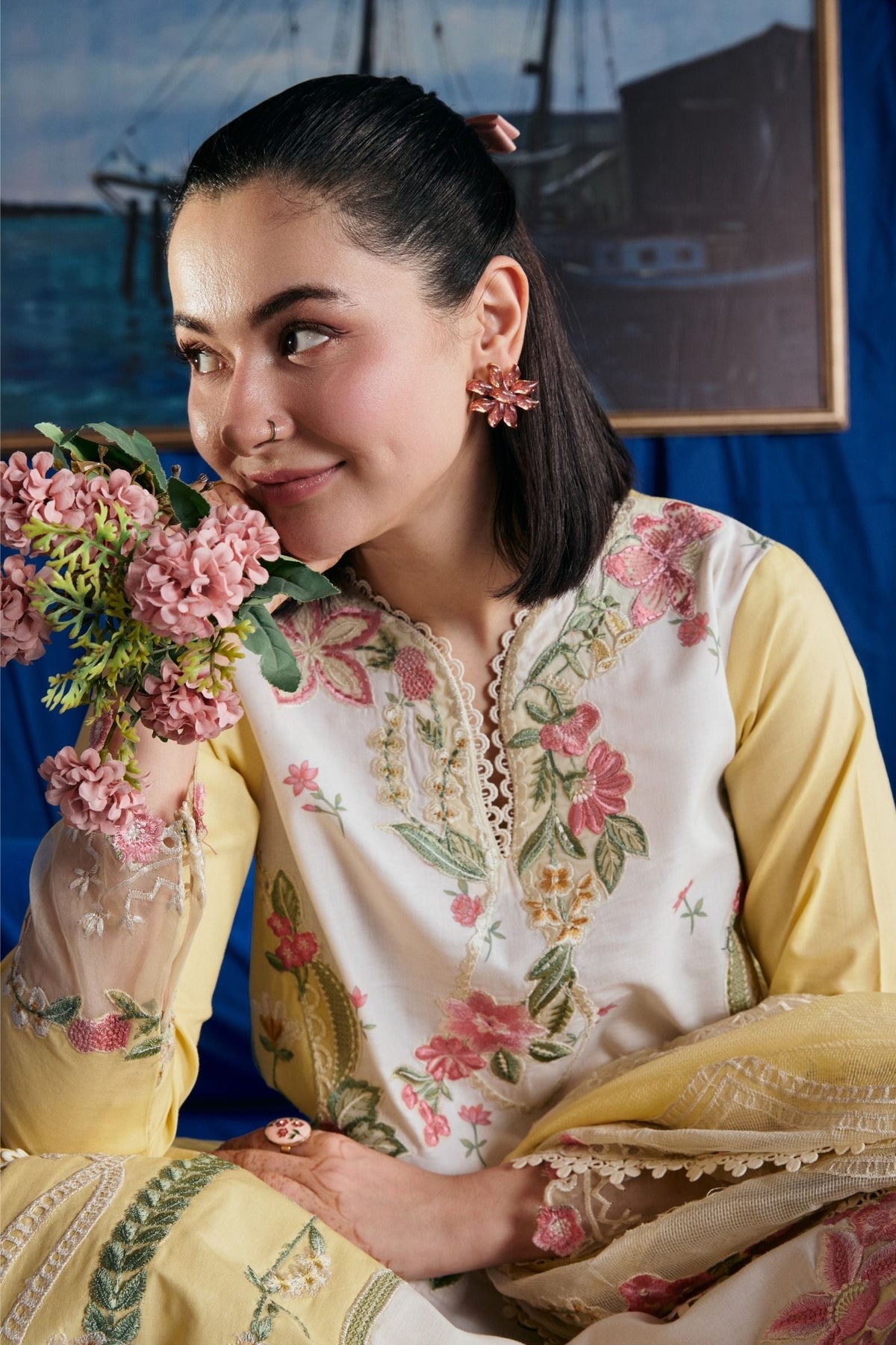 Maryam Hussain | Luxury Lawn 26 Vol 2 | Titli, image 4