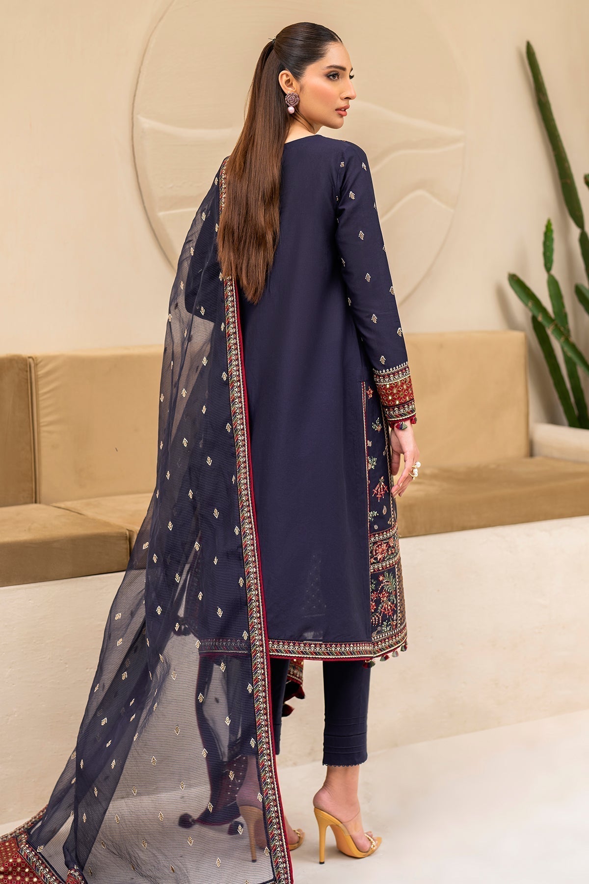 Jazmin | Irish Lawn SS 24 | D6 -  Jazmin Luxury - Original Designer Dress - House of Maryam