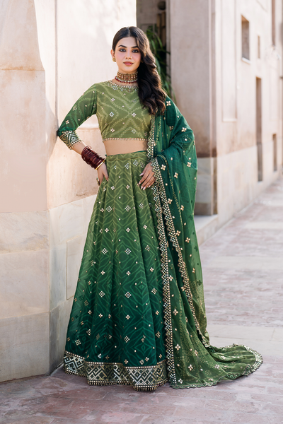 Iznik | Bandhani Formals | UE-328 -  Iznik Ladies Clothes - Original Designer Dress - House of Maryam