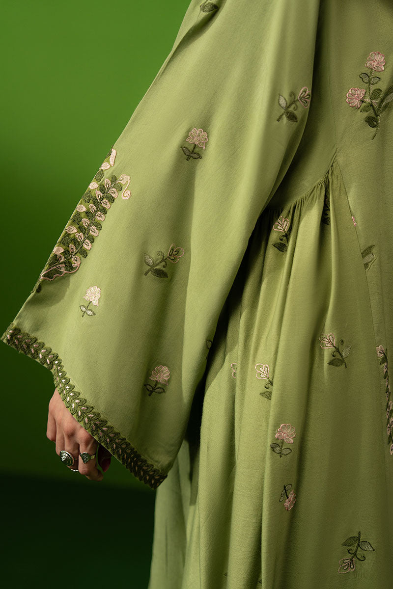 Cross Stitch | Exclusive Pret | Tranquil Sage-3 PC (Shirt, Trouser & Dupatta)-2