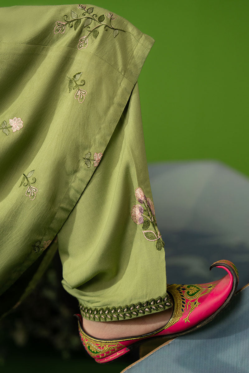 Cross Stitch | Exclusive Pret | Tranquil Sage-3 PC (Shirt, Trouser & Dupatta)-6