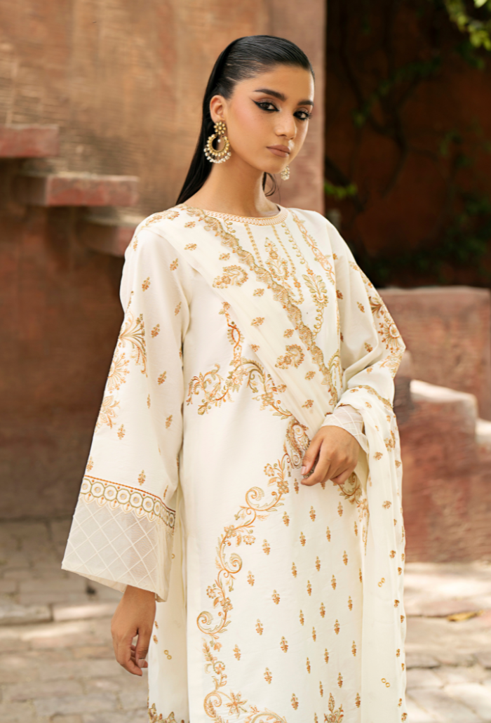 Humdum | Selin Lawn 25 | Selin - D02 -  Humdum Ladies Clothes -  House of Maryam