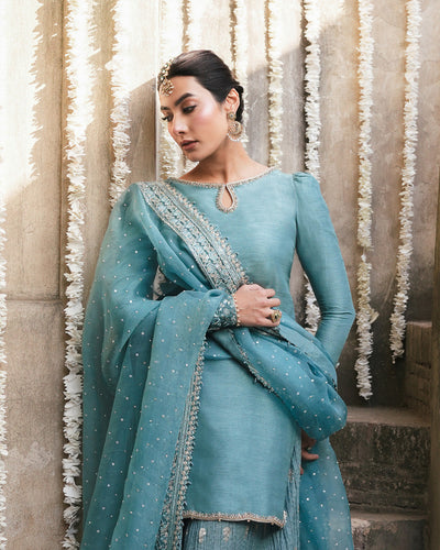 Faiza Saqlain | Zimmal Formals | Tisha -  Faiza Saqlain Ladies Clothes - Original Designer Dress - House of Maryam