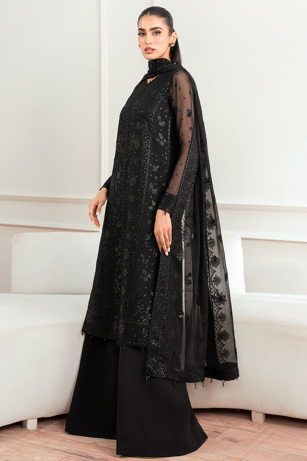 Farasha | Essence Formals 25 | Dark Whisper -  Farasha Ladies Clothes - Original Designer Dress - House of Maryam