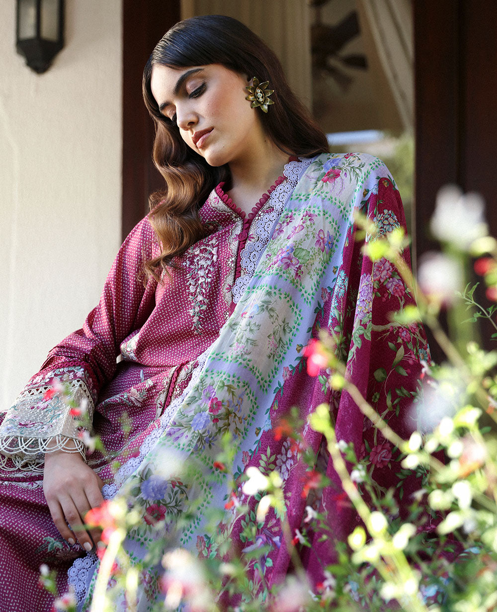 Republic Womenswear | Aylin Summer Lawn 24 | Fleur (D2-A) -  Republic Womenswear Luxury - Original Designer Dress - House of Maryam
