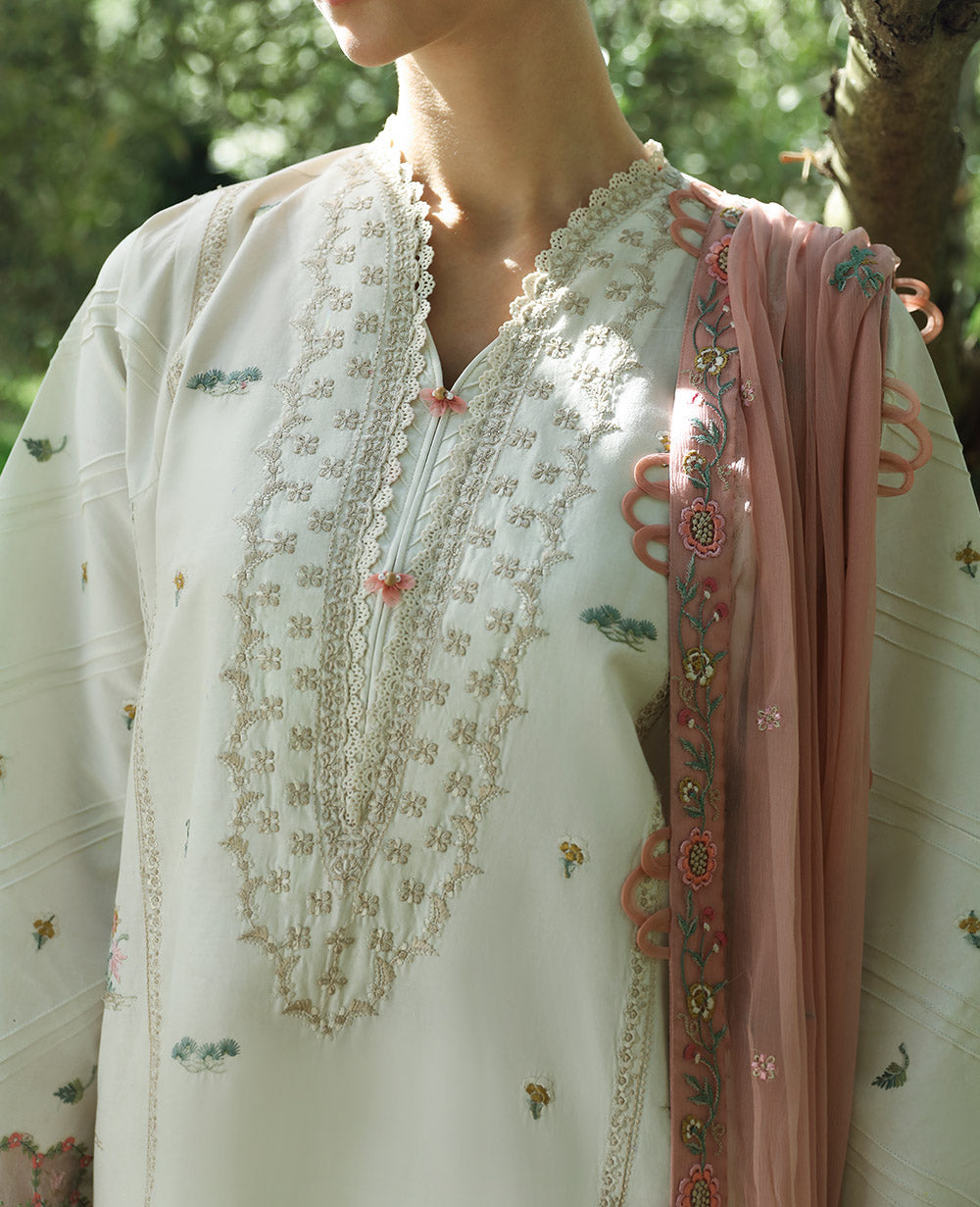 Republic Womenswear | Aylin Summer Lawn 24 | Camellia (D3-B) -  Republic Womenswear Luxury - Original Designer Dress - House of Maryam