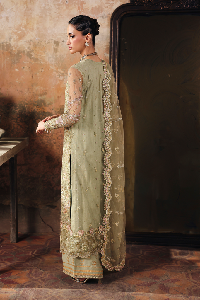 Rajbari | Sage Luxury Formals | Celestia -  Rajbari Ladies Clothes - Original Designer Dress - House of Maryam