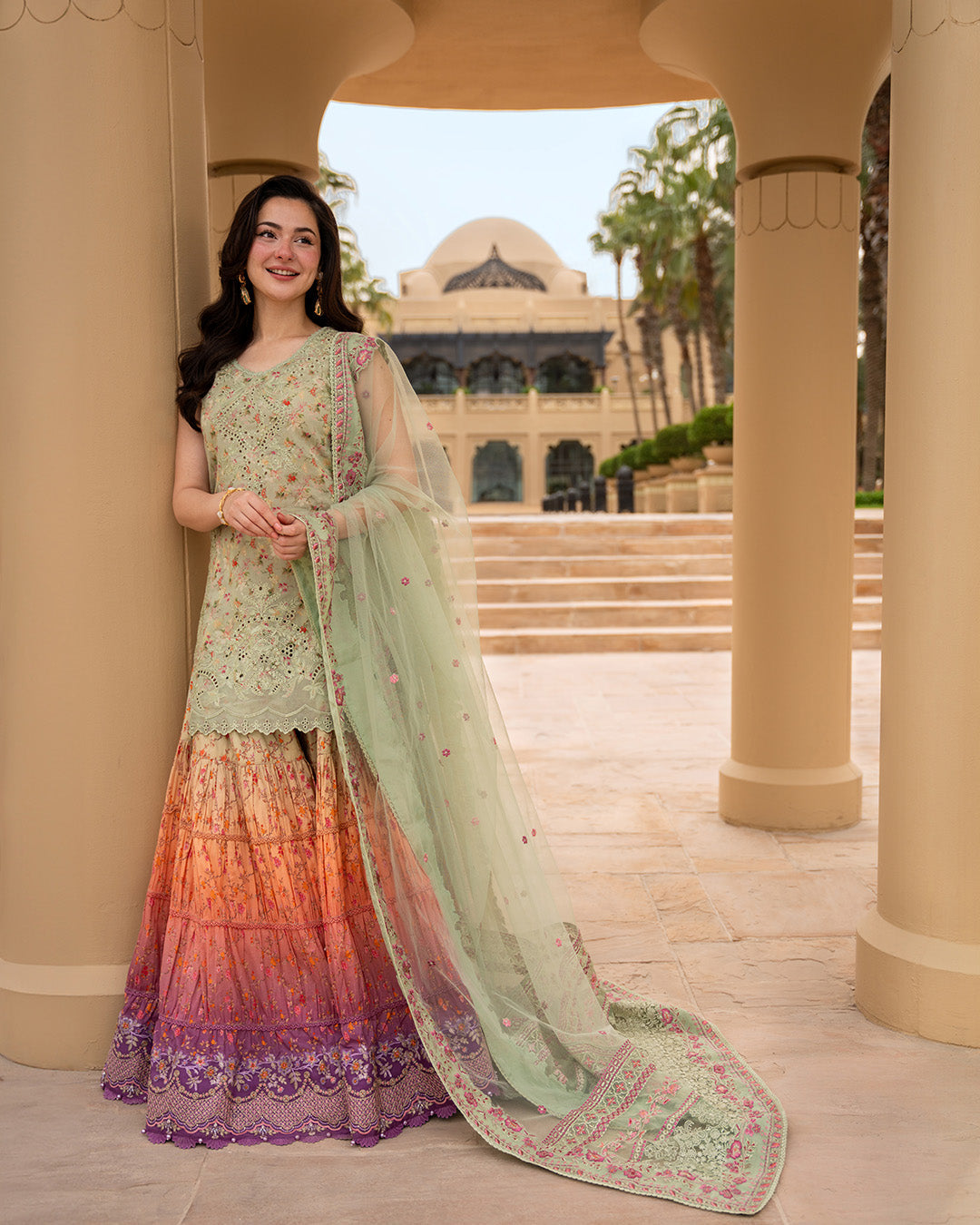 Faiza Saqlain | Aya Luxury Lawn 26' | Eldira-4