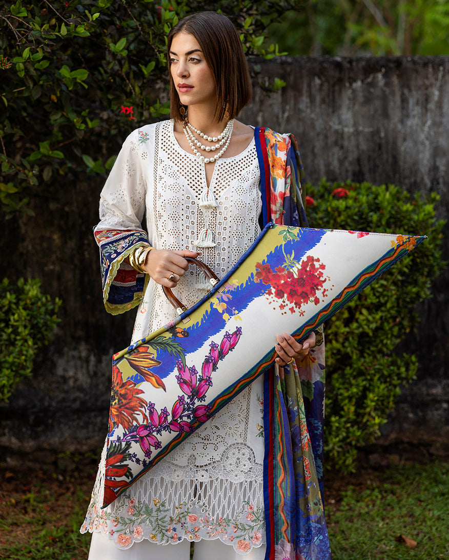 Esmel | Mon Tresor Luxe Lawn 26 | Clair De Lune, image 6