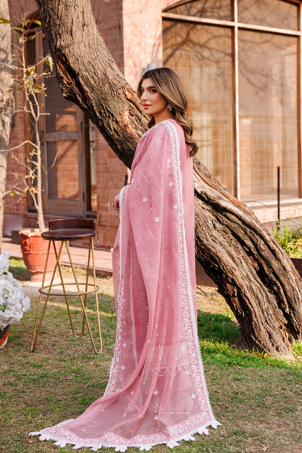 Farasha | Dastoor Embroidered Lawn SS24 | PEARL MIST -  Farasha Luxury - Original Designer Dress - House of Maryam