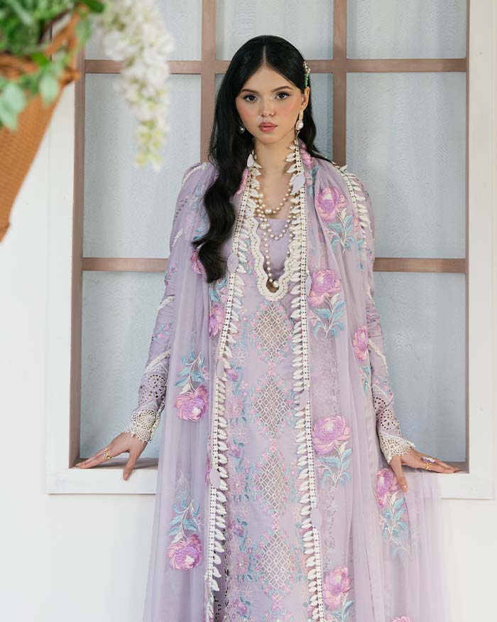 Zevk | Flora Festive Lawn | LILLY -  Zevk Ladies Clothes -  House of Maryam