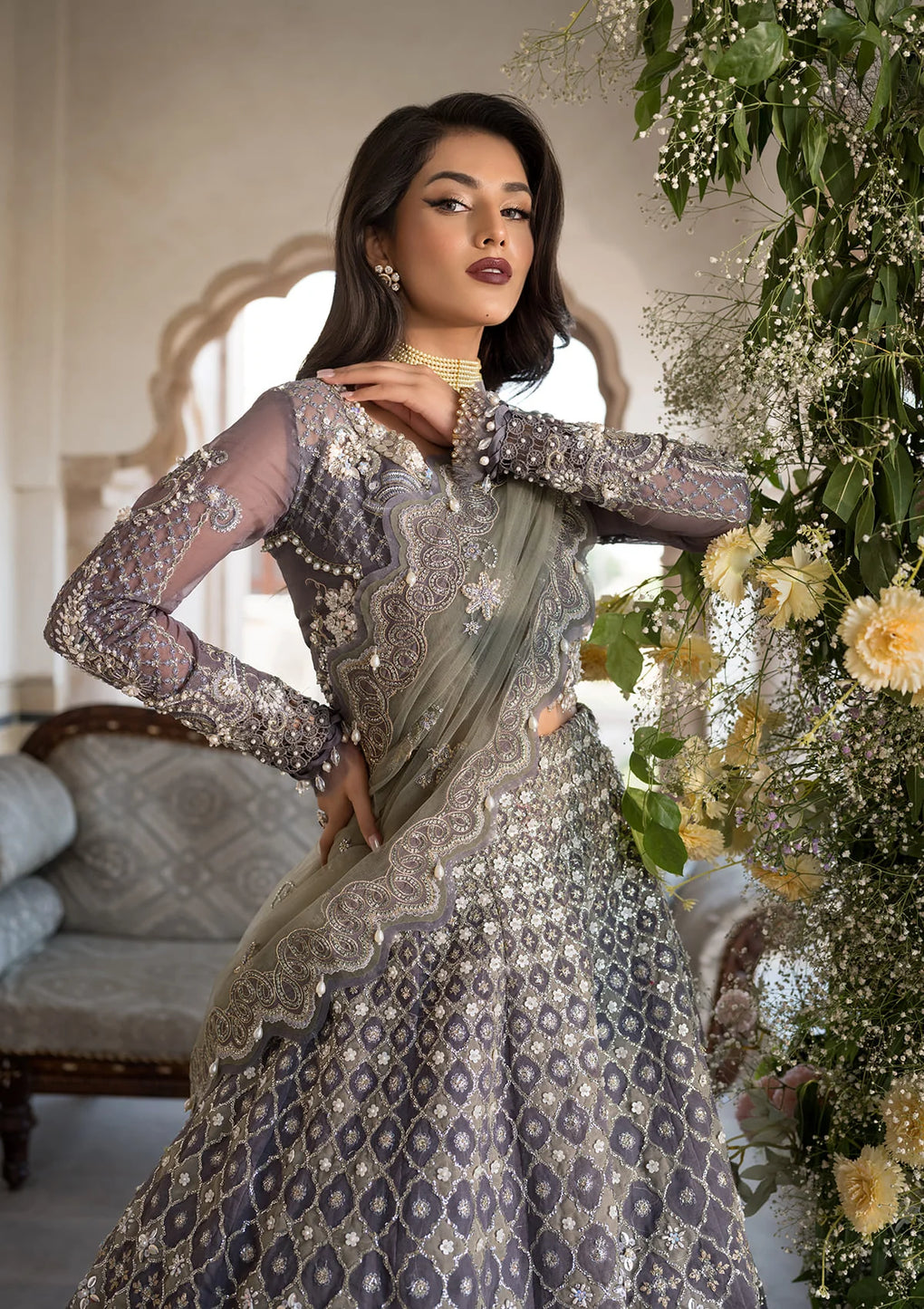 Elaf Premium | Formal Handwork Collection | EFH-02 NAZNEEN -  Elaf Premium Ladies Clothes - Original Designer Dress - House of Maryam