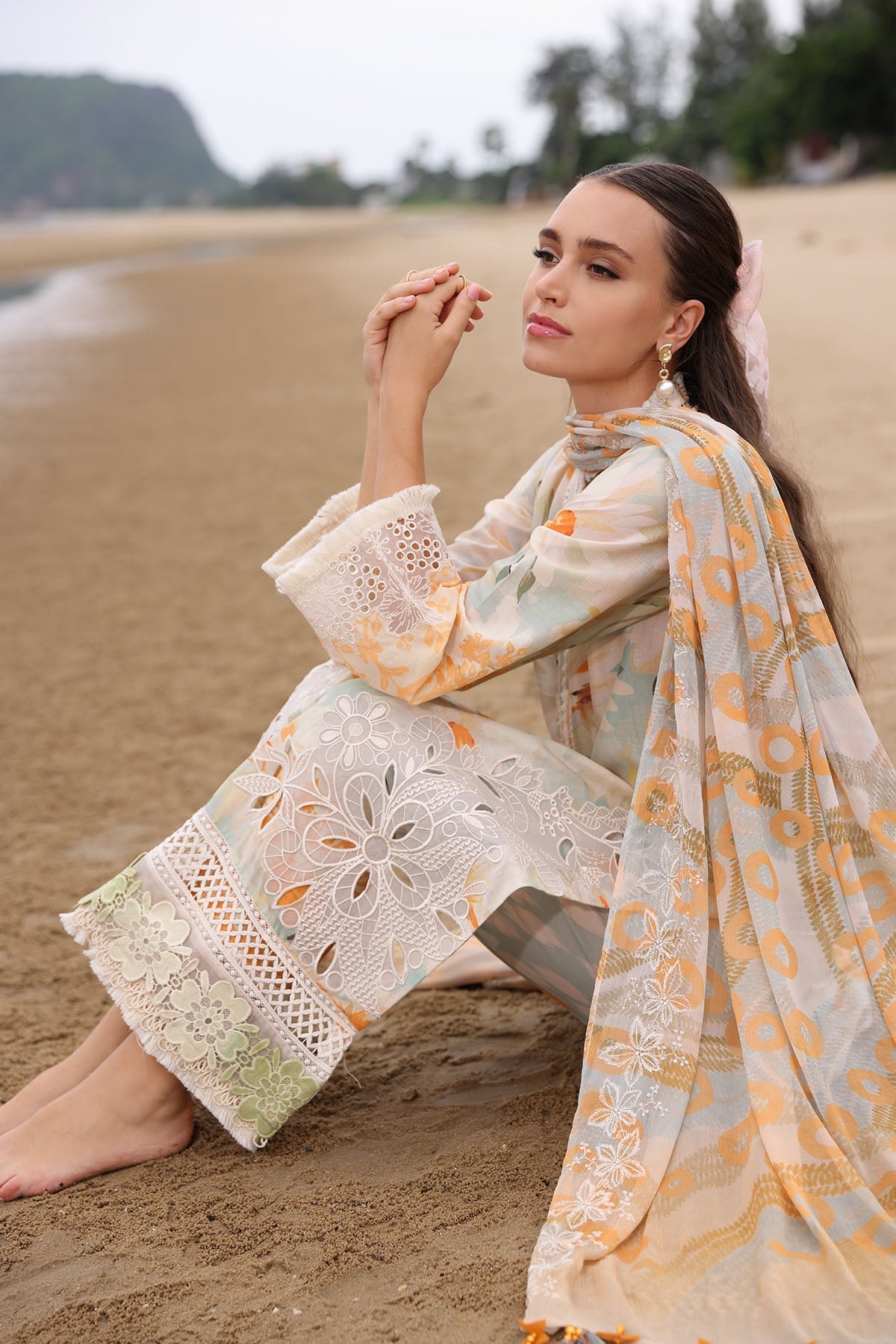 Nureh | Gardenia Embroidered Lawn 25 | NSG-169 -  Nureh Ladies Clothes -  House of Maryam