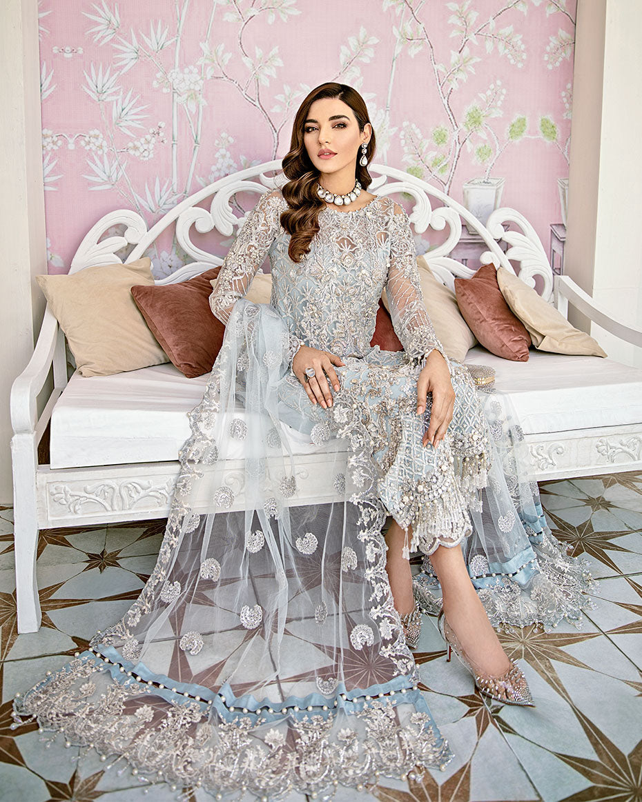 Gulaal | Wedding Formals | Avenir Embroidered Net 3-Piece Suit WS-01