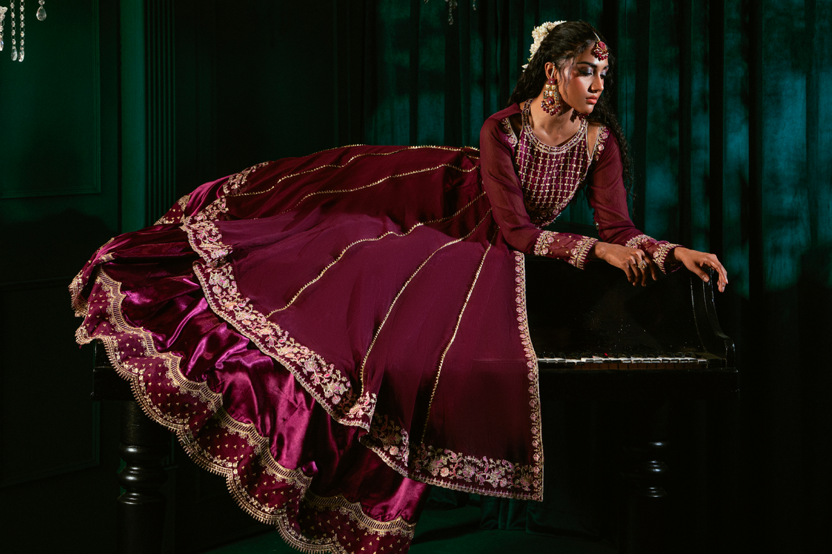 Hania & Umaimaz | Festive Collection | Zimal -  Hania & Umaima  - Original Designer Dress - House of Maryam