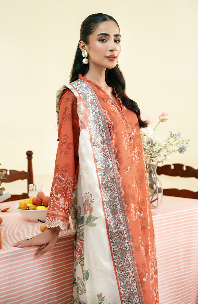 Seran | Daffodils Lawn 24 | Rowan -  Seran Casuals - Original Designer Dress - House of Maryam