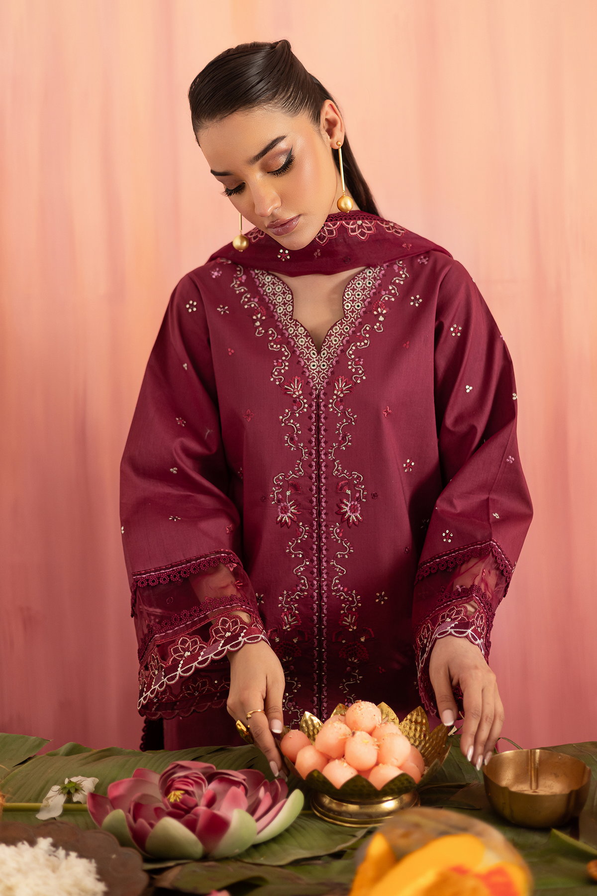 Seran | Nayab Eid Lawn | MEHER -  Seran Ladies Clothes - Original Designer Dress - House of Maryam