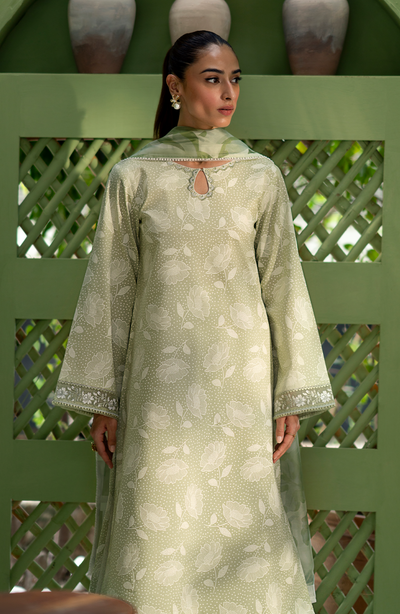 Seran | Artisan Lawn 25 | PISTACHE -  Seran Ladies Clothes - Original Designer Dress - House of Maryam