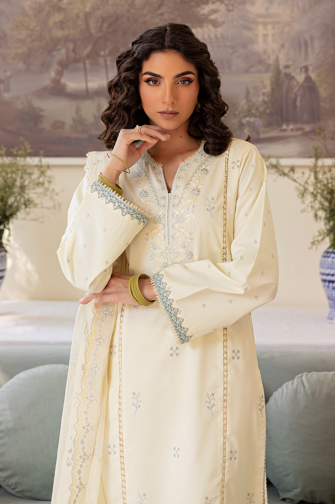 Seran | Nayab Eid Lawn | HINA -  Seran Ladies Clothes -  House of Maryam