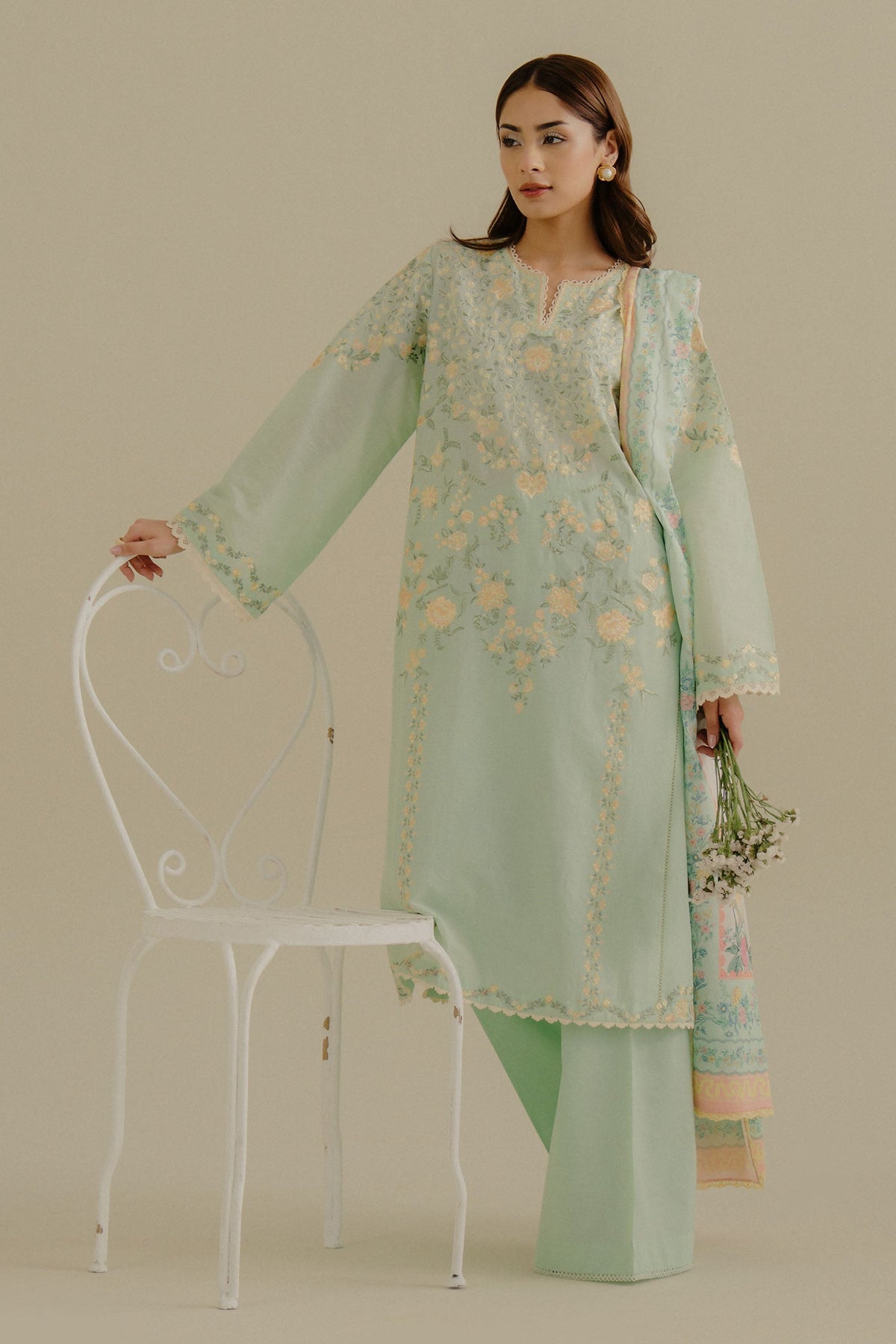 Zara Shahjahan | Coco Lawn 25 | Velin-7A -  Zara Sahjahan  - Original Designer Dress - House of Maryam