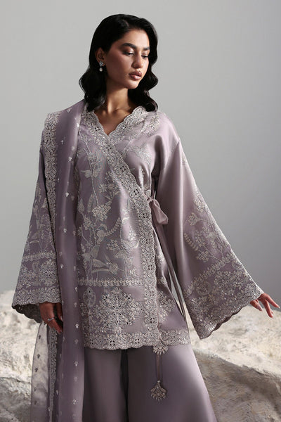 Afrozeh Cressida muted lilac tussar silk formal suit, photo 3