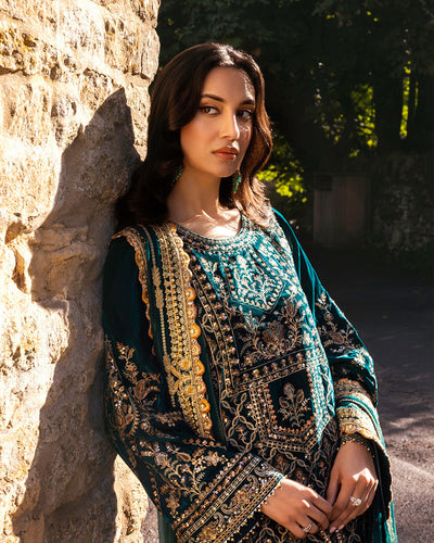 Faiza Saqlain | Adeen Formals | Merna -  Faiza Saqlain Ladies Clothes - Original Designer Dress - House of Maryam