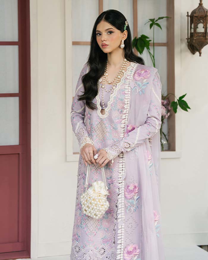 Zevk | Flora Festive Lawn | LILLY -  Zevk Ladies Clothes -  House of Maryam