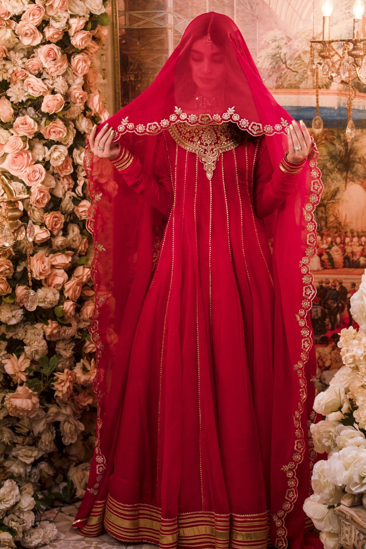 Hania & Umaimaz | Festive Collection | Surkh -  Hania & Umaima  - Original Designer Dress - House of Maryam