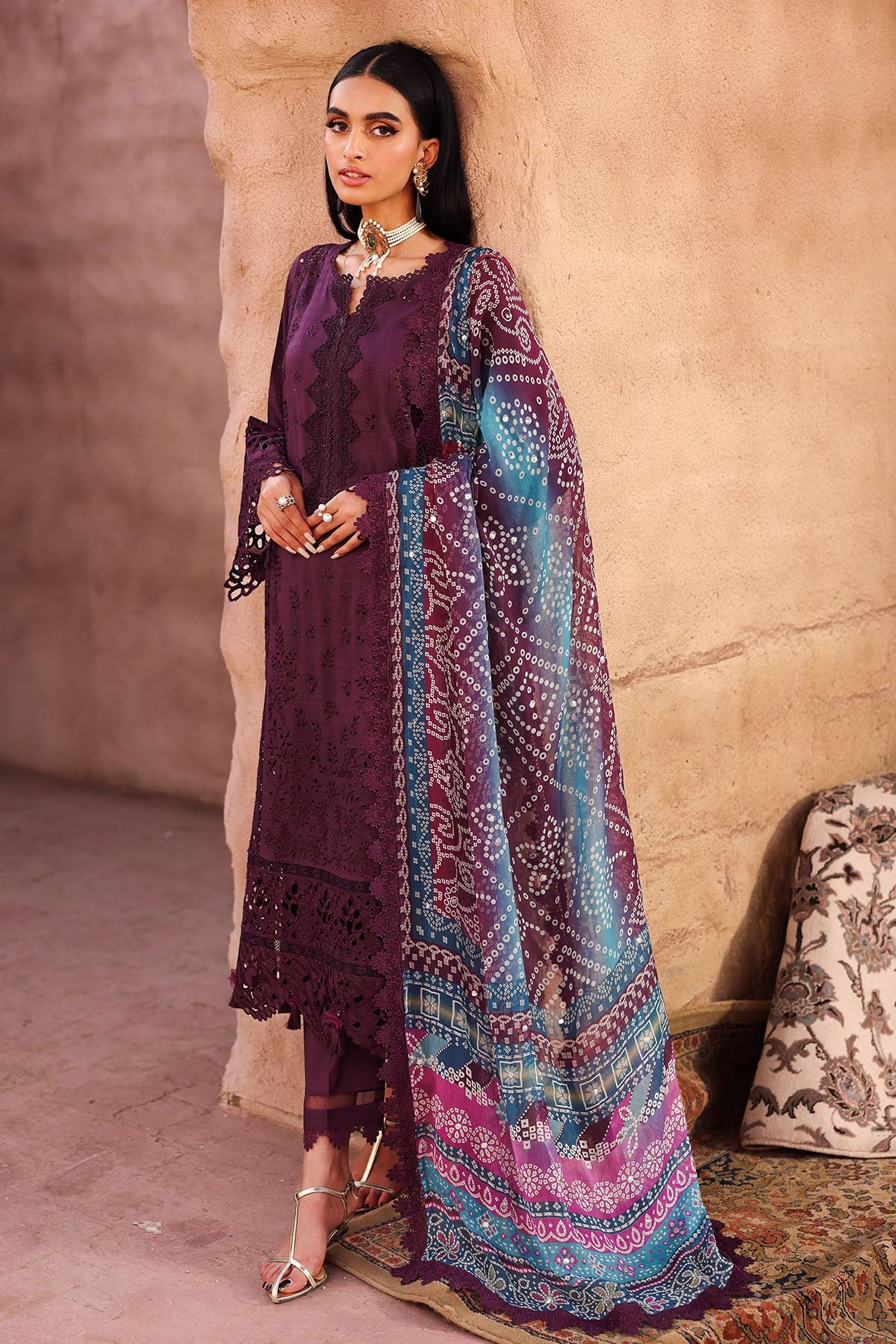 Nureh | Bazaar Lawn | NE-161 -  Nureh Ladies Clothes - Original Designer Dress - House of Maryam