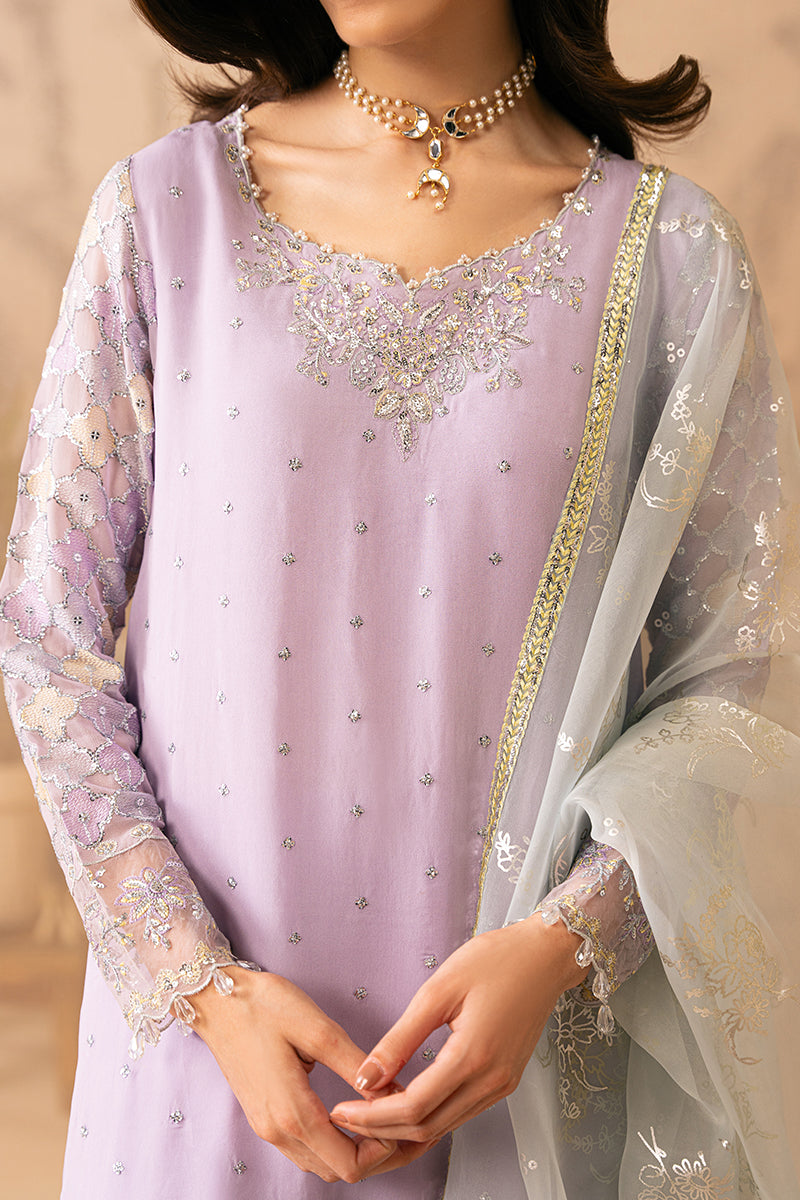 Cross Stitch | Luxe Atelier 24 | LILAC LUSTER by Designer Cross Stitch - House of Maryam - Pakistani Designer Ethnic Wear in {{ shop.shopifyCountryName }}