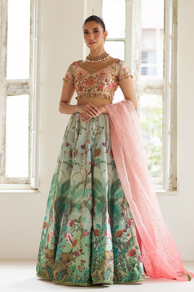 Mina Hassan | Formal Dholki Collection | Fayruz -  Mina Hassan Ladies Clothes - Original Designer Dress - House of Maryam