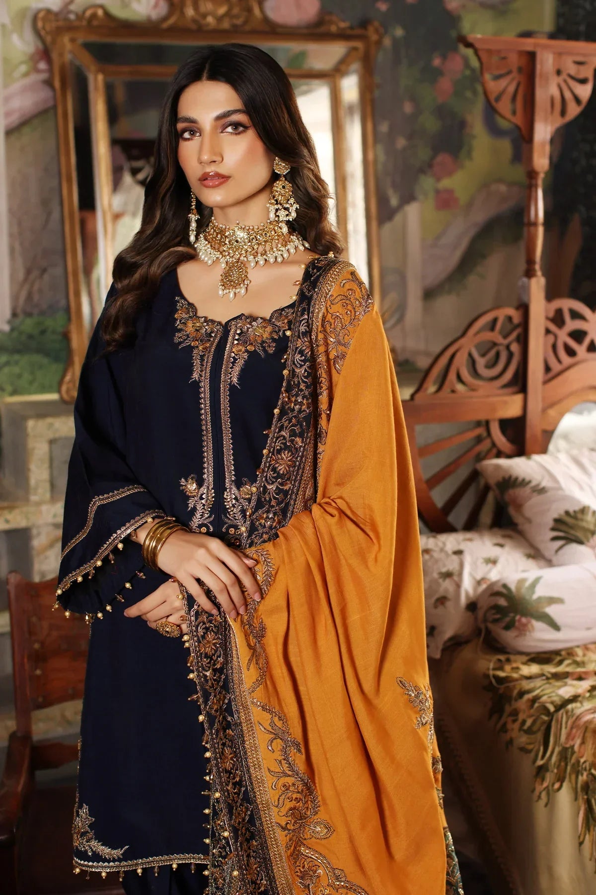 Mina Kashif | Meeral Formals 23 | MKF23-17 -  Mina Kashif Formal - Original Designer Dress - House of Maryam