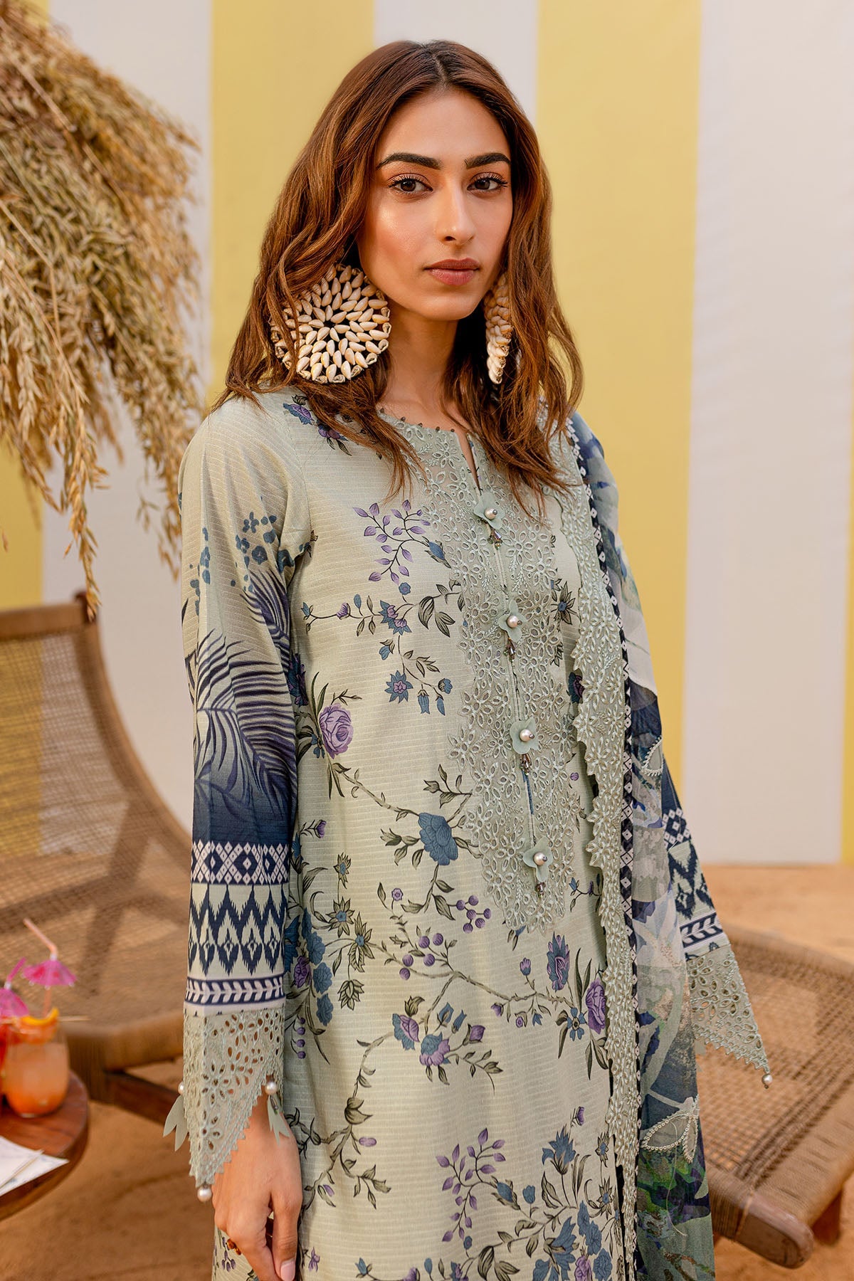 Nureh | Gardenia Lawn 25 | NSG-183 -  Nureh Ladies Clothes - Original Designer Dress - House of Maryam
