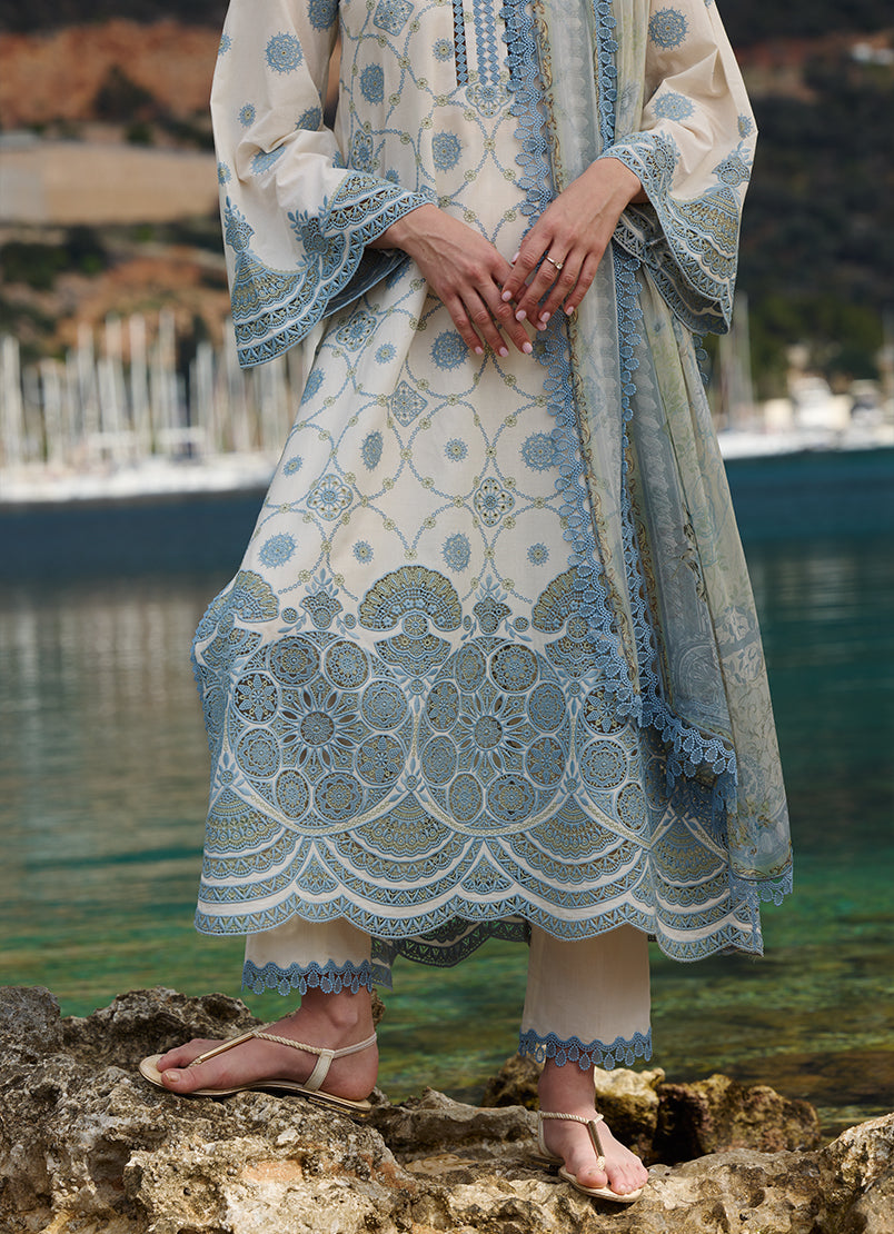 Image | Lawnkari 25 | Mila -  Image Ladies Clothes - Original Designer Dress - House of Maryam