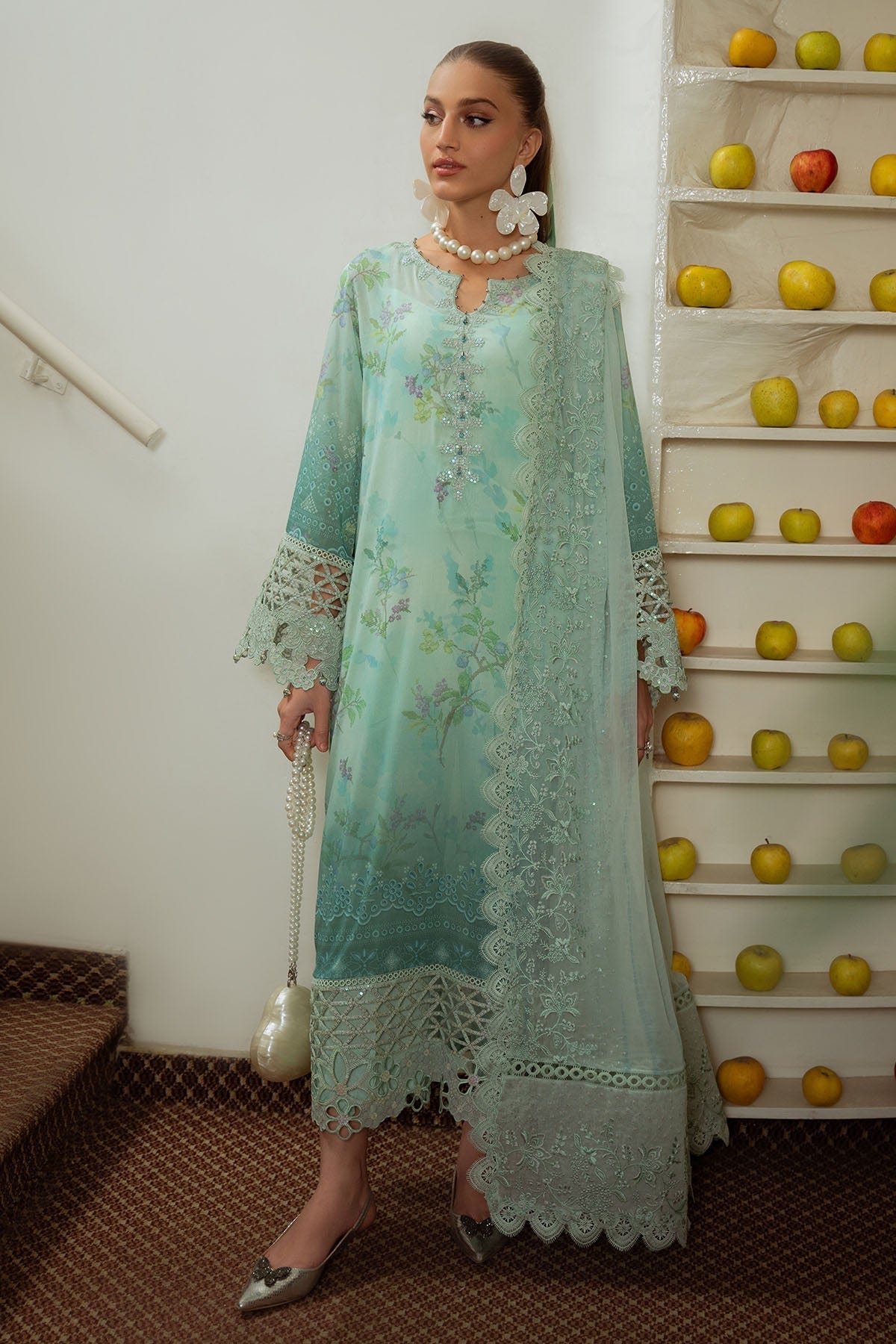 Nureh | Maya Swiss Lawn | NS-150 -  Nureh Ladies Clothes - Original Designer Dress - House of Maryam