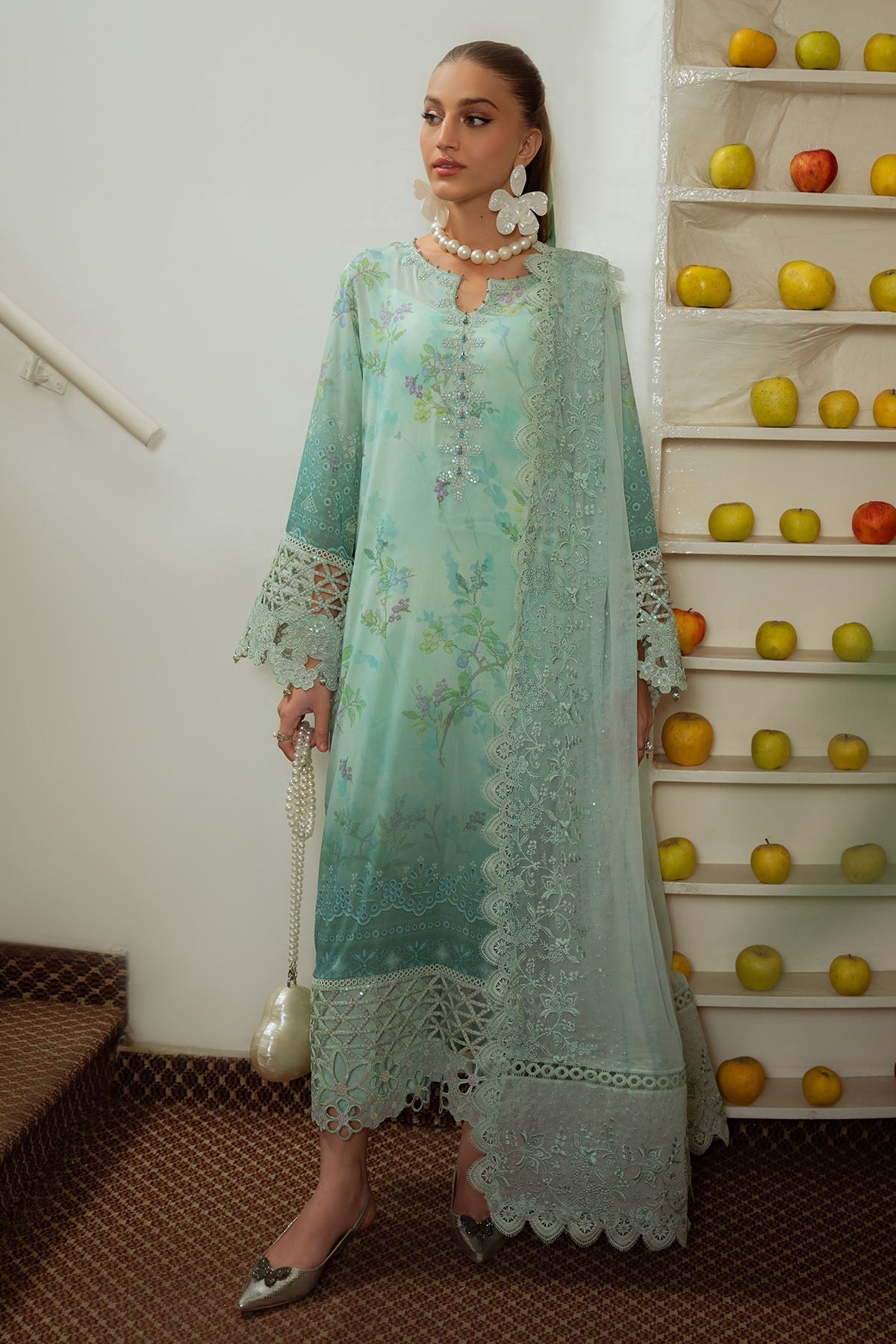 Nureh | Maya Swiss Lawn | NS-150 -  Nureh Ladies Clothes - Original Designer Dress - House of Maryam