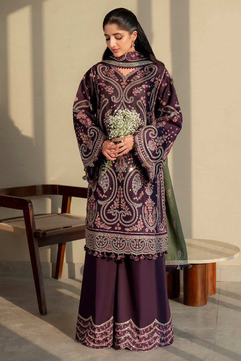Jazmin | Shahkaar Luxury Lawn 25 | SL25-D6 -  Jazmin Ladies Clothes - Original Designer Dress - House of Maryam