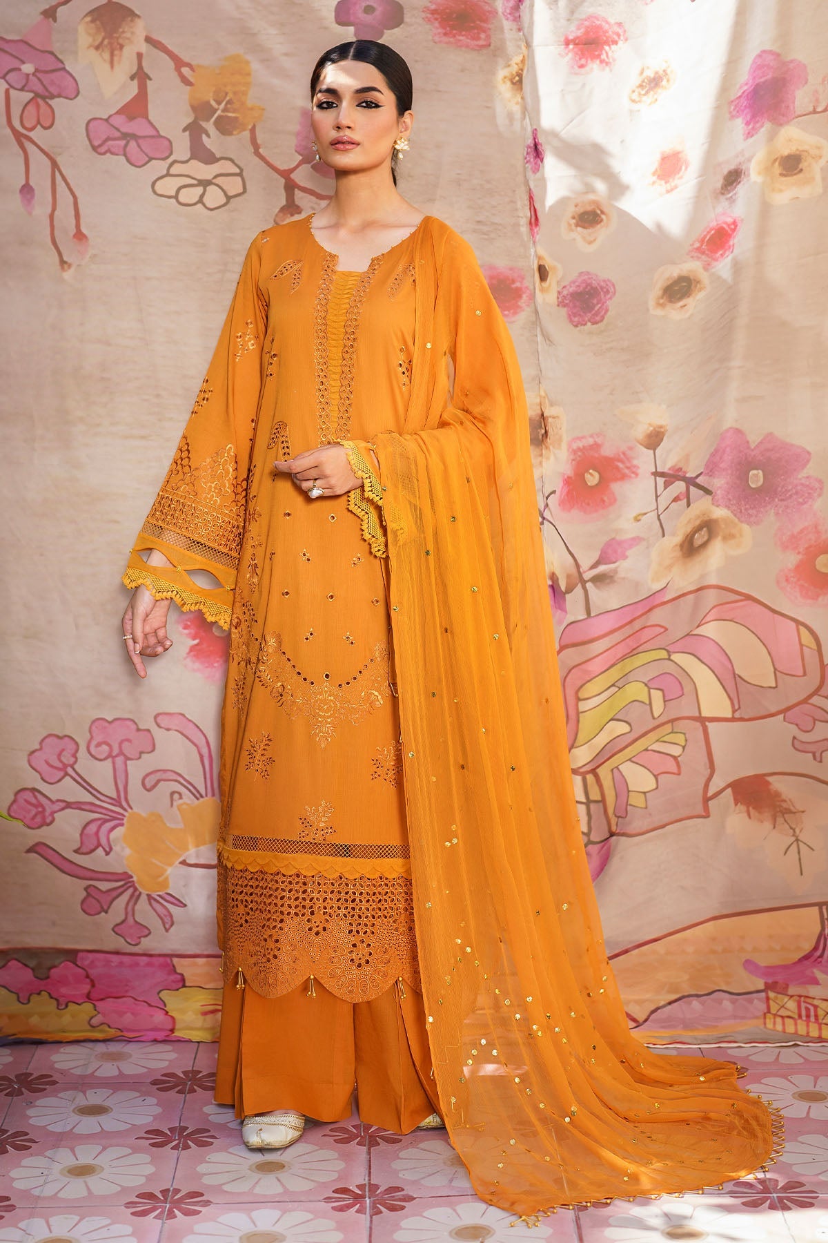 Nureh | Bazaar Lawn | NS-138 -  Nureh Luxury - Original Designer Dress - House of Maryam