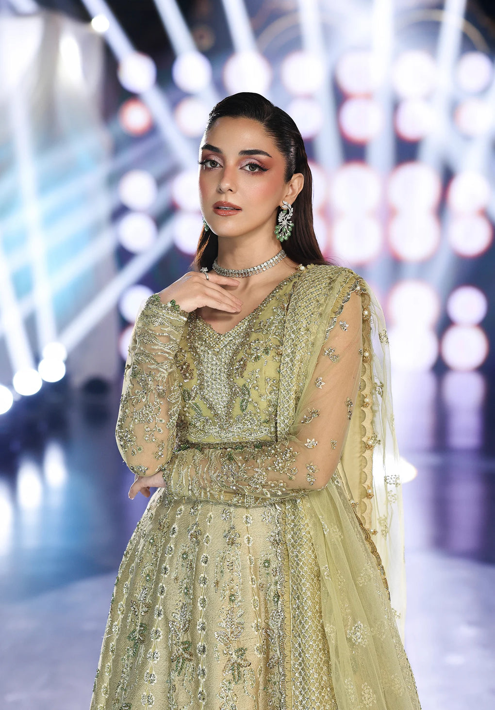 Elaf Premium | Stardom Formal Handwork 25 | ESH-07 MINT MAJESTY -  Elaf Premium Ladies Clothes - Original Designer Dress - House of Maryam
