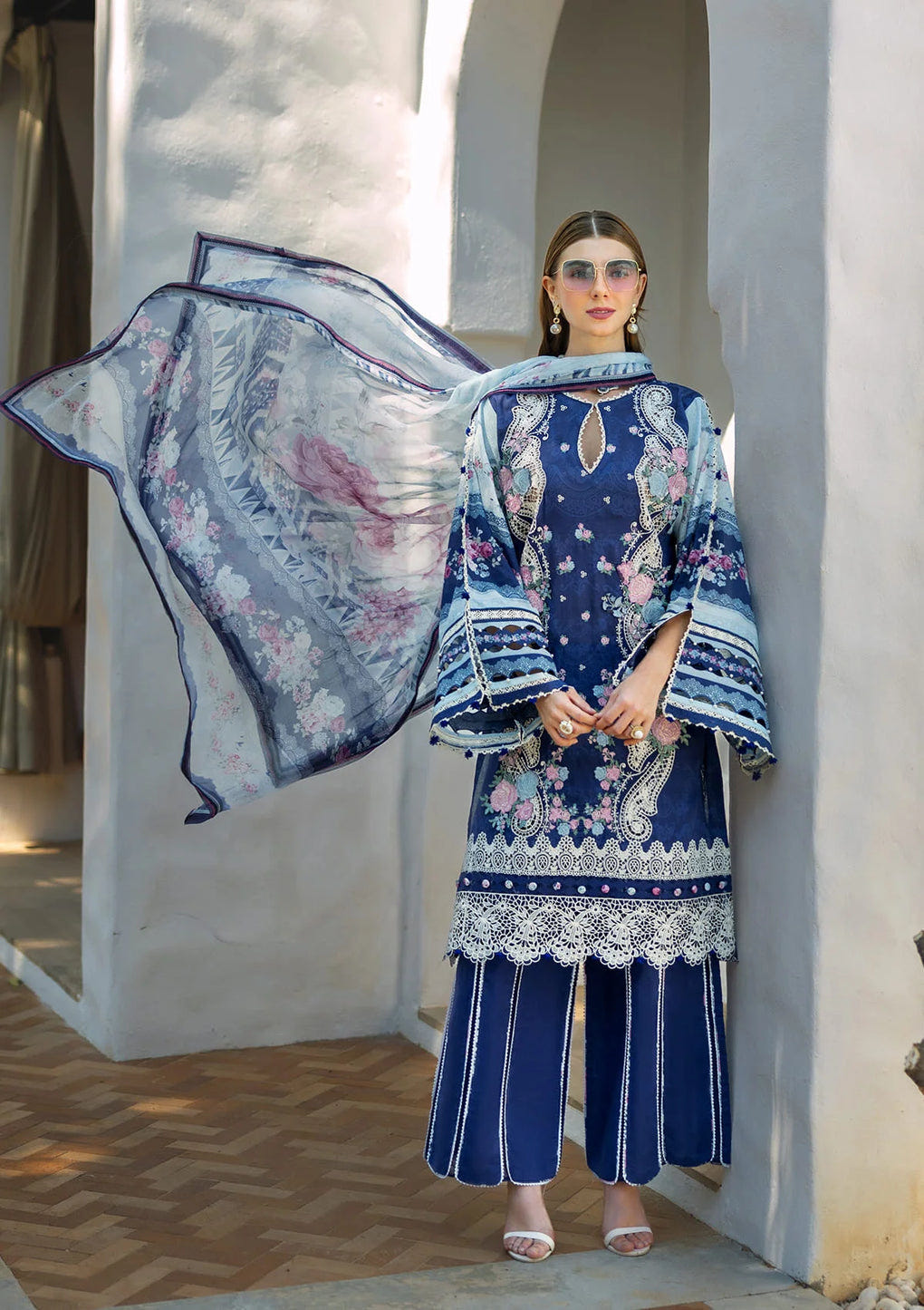 Elaf Premium | Signature 25 | ETS-06A LONDON BLUES -  Elaf Premium Ladies Clothes - Original Designer Dress - House of Maryam