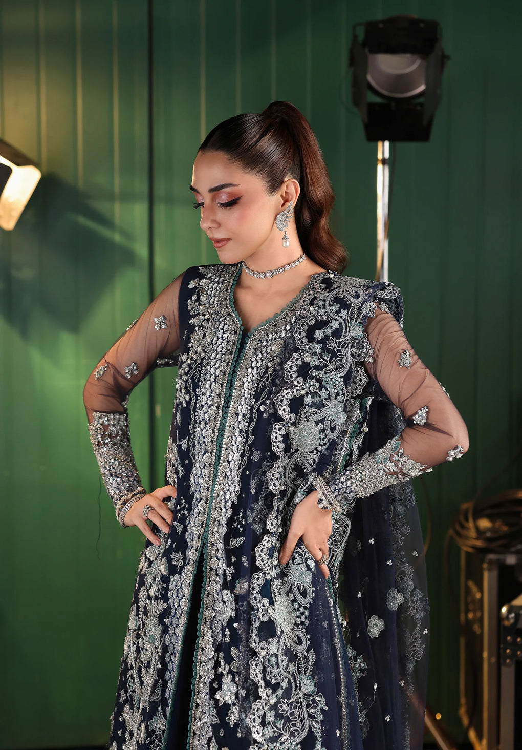 Elaf Premium | Stardom Formal Handwork 25 | ESH-06 SKYFALL -  Elaf Premium Ladies Clothes - Original Designer Dress - House of Maryam