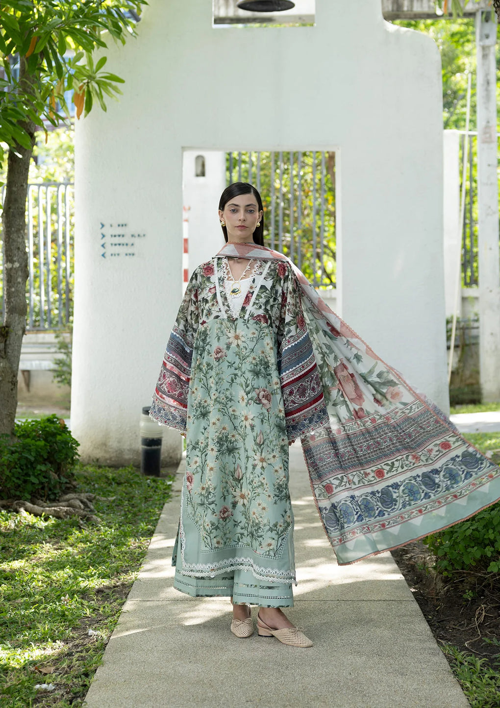 Elaf Premium | Prints Collection 26 | EPN-6B OPALINE GARDEN-6