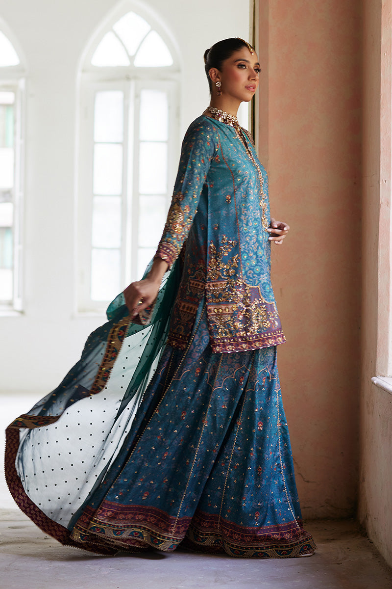 Mina Hassan | Formal Dholki Collection | Leela -  Mina Hassan Ladies Clothes - Original Designer Dress - House of Maryam