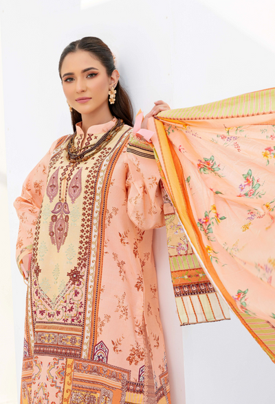 Humdum | Saira Bano Lawn 24 | D10 -  HumDum Casuals - Original Designer Dress - House of Maryam