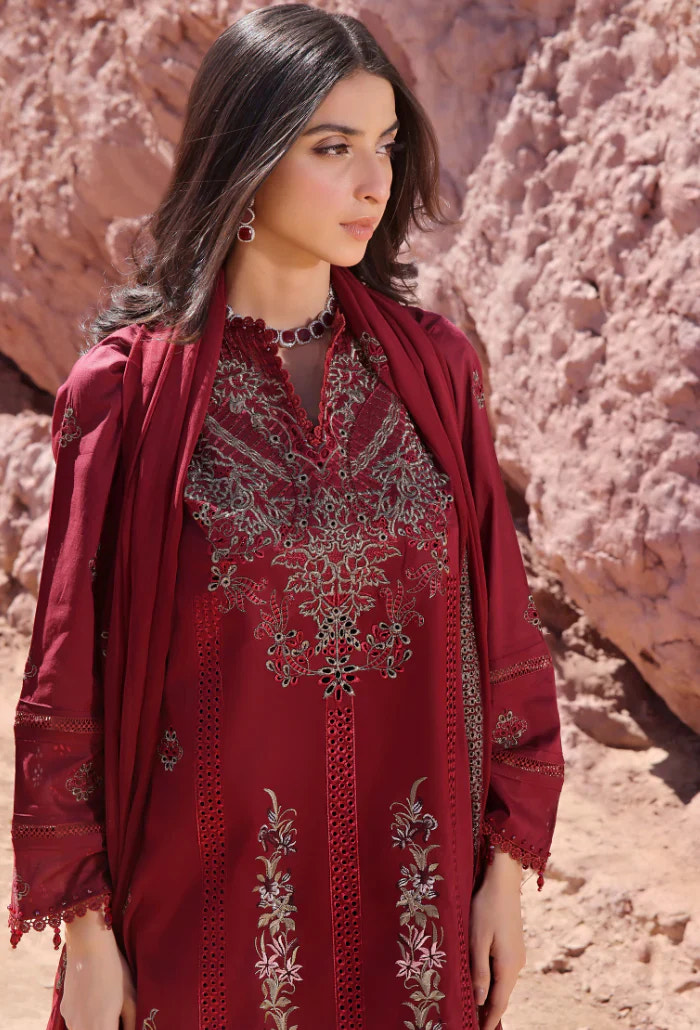 Humdum | Afsoon Lawn 24 | D05 -  HumDum Luxury - Original Designer Dress - House of Maryam