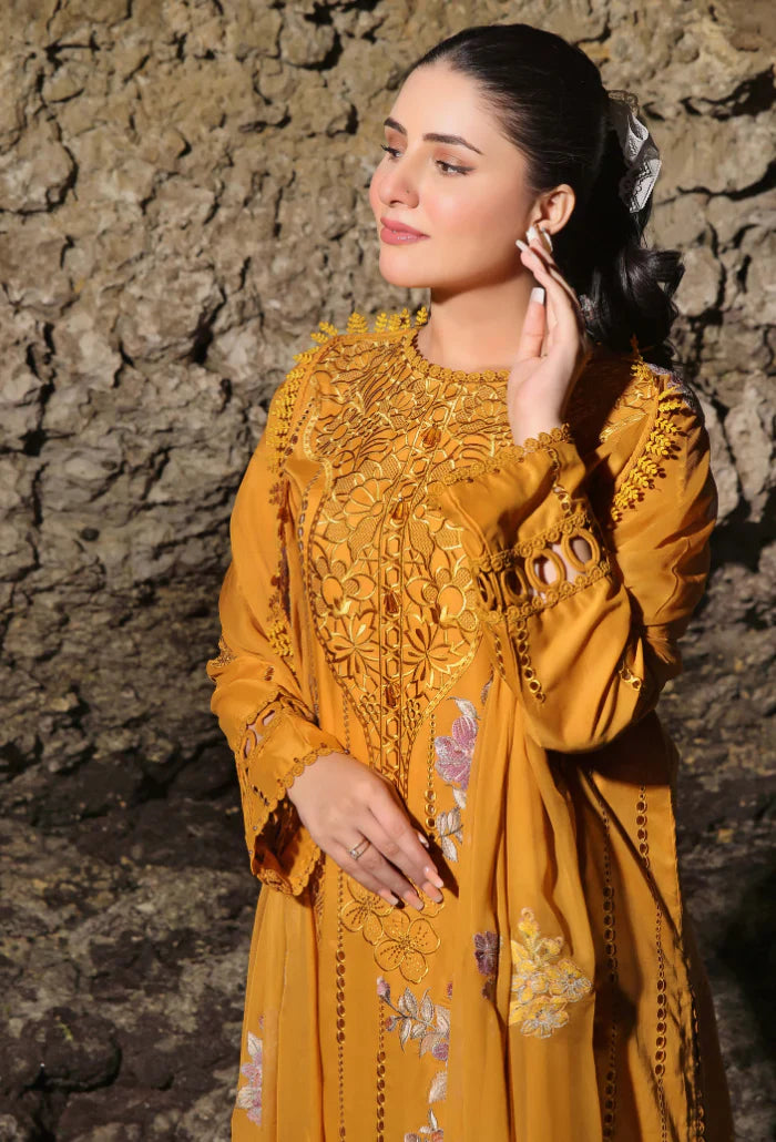 Humdum | Afsoon Lawn 24 | D06 -  HumDum Luxury - Original Designer Dress - House of Maryam