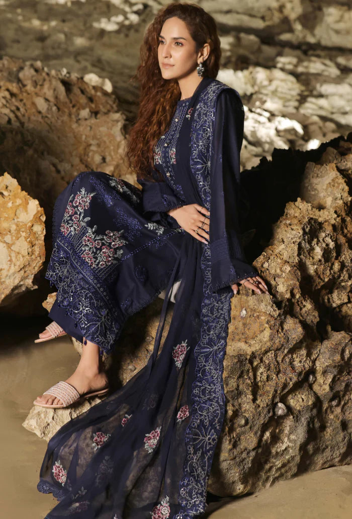 Humdum | Afsoon Lawn 24 | D08 -  HumDum Luxury - Original Designer Dress - House of Maryam