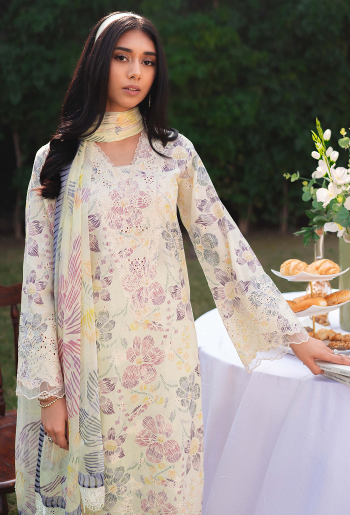 Humdum | Gardenia Lawn 24 |Printkari Lawn - PLG 05 -  HumDum Luxury - Original Designer Dress - House of Maryam