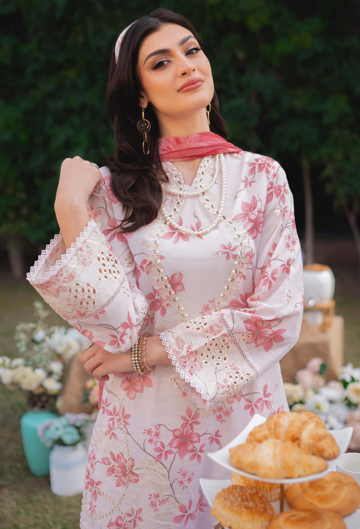 Humdum | Gardenia Lawn 24 | Printkari Lawn PLG 06 by Designer HumDum - House of Maryam - Pakistani Designer Ethnic Wear in {{ shop.shopifyCountryName }}