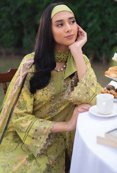 Humdum | Gardenia Lawn 24 | Printkari Lawn PLG 09 -  HumDum Luxury - Original Designer Dress - House of Maryam